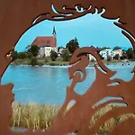 An Der Romantischen Salzachschleife Naehe Salzburg Laufen