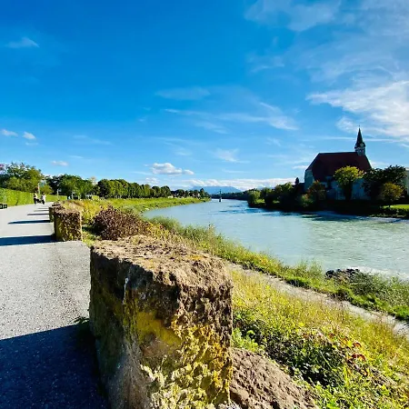 An Der Romantischen Salzachschleife Naehe Salzburg *