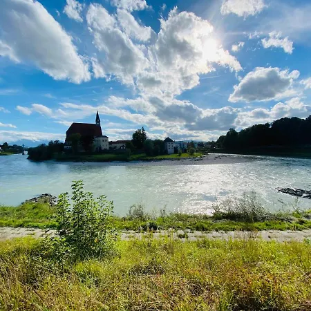 An Der Romantischen Salzachschleife Naehe Salzburg